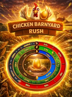 Chicken Barnyard Rush slot at LuckyBoom Casino