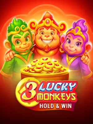 Three Lucky Monkeys Hold and Win slot at LuckyBoom Casino